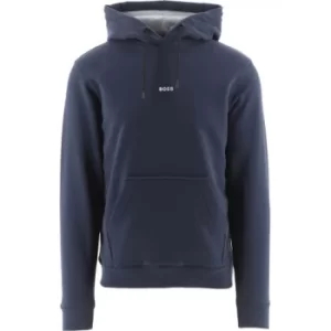 Image of BOSS Dark Blue Weedo 1 Hoodie