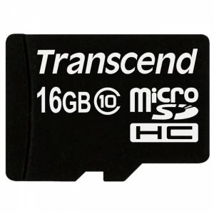 Image of Transcend Flash memory card 16GB microSDHC Class 10 TS16GUSDC10