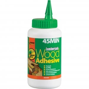 Everbuild Lumberjack 45 Minute Polyure Wood Adhesive 750ml