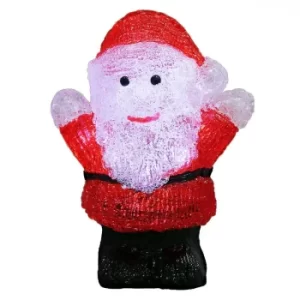 Image of LED Lights Christmas Acrylic Decoration Indoor Xmas String Holiday Battery Operated Santa