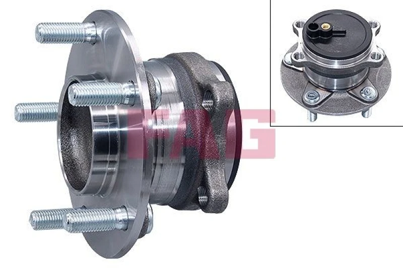 Image of Wheel bearing kit FAG 713 6158 40