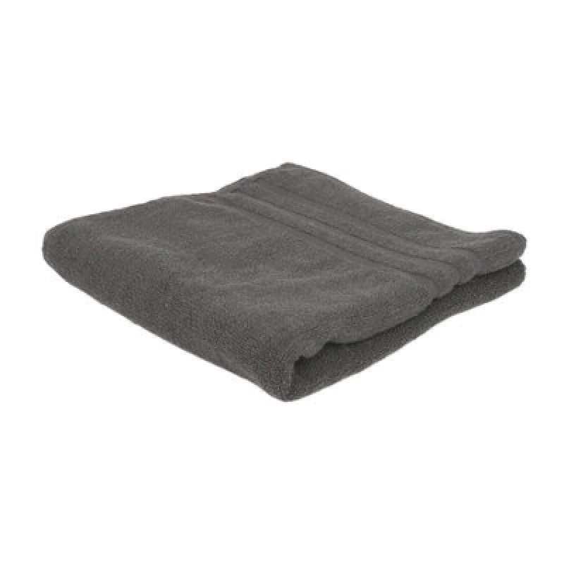 Image of Nicola Spring Cotton Bath Towel - 135Cm X 70Cm - Charcoal