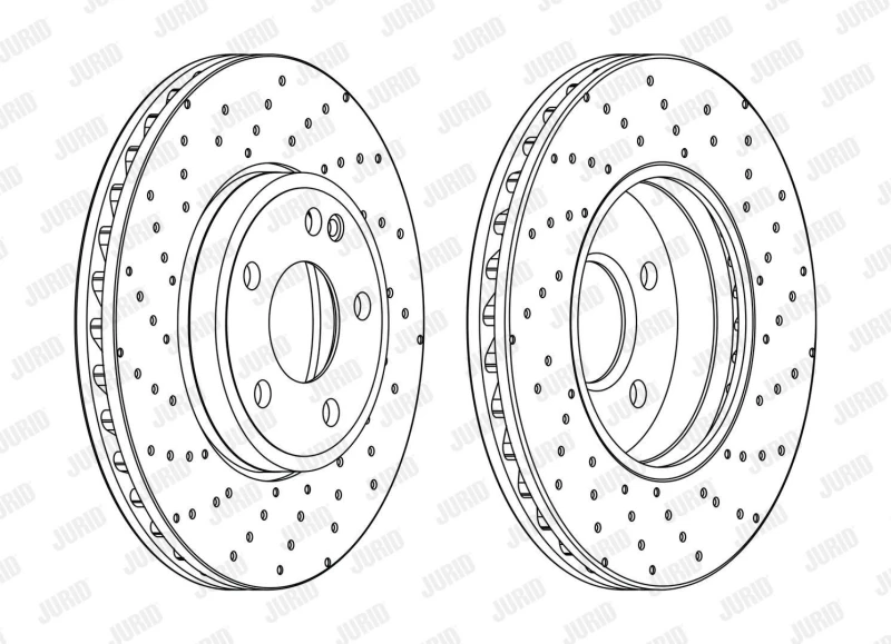 Image of Brake disc JURID 563118JC