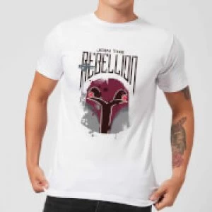 Image of Star Wars Rebels Rebellion Mens T-Shirt - White - L