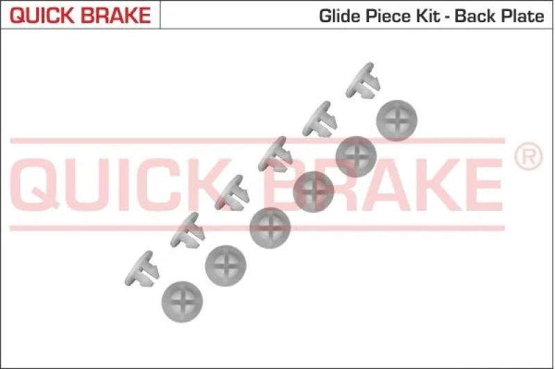 Image of QUICK BRAKE Brake shoe fitting kit QUICK BRAKE 6859K
