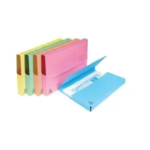 Image of Exacompta Super Documents Wallet A4 Pastel Assorted Pack of 18 47970E