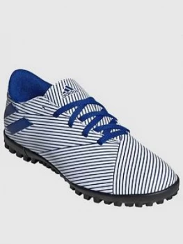 Image of Adidas Junior Nemeziz 19.4 Astro Turf Boot - Blue/White