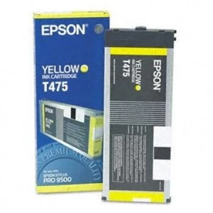 Image of Epson T475 Yellow Ink Cartridge