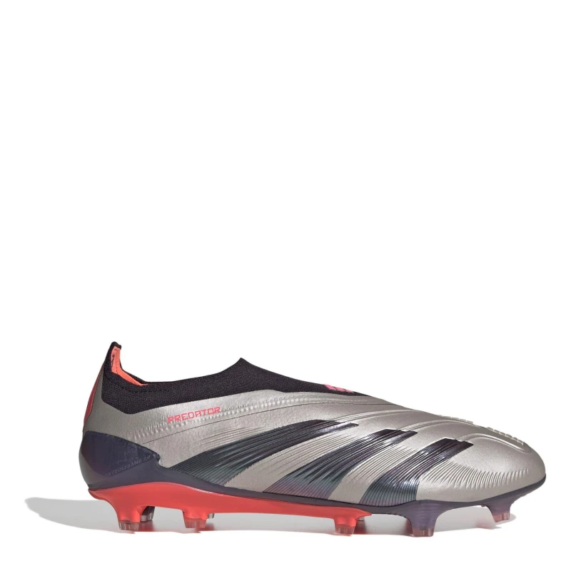 Image of adidas Predator Elite Laceless Juniors Firm Ground Football Boots platin met. male 4 (36.5)