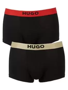 Image of HUGO Bodywear Trunk Gift Set (2 Pack) - Black Size M Men