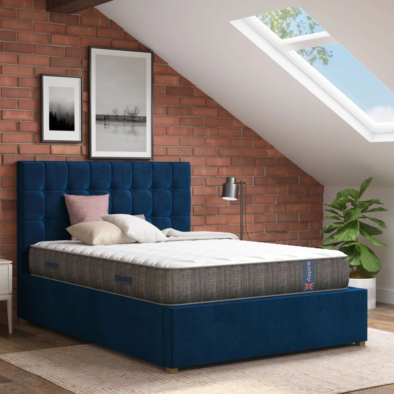Image of Aspire Aspire Pressure Relief Pocket+ Memory Mattress in White Size: Small Single White Small Single Unisex 5057632205414