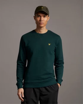 Image of lyle & scott 1874 Sweatshirt Men Green Cotone - Cotton