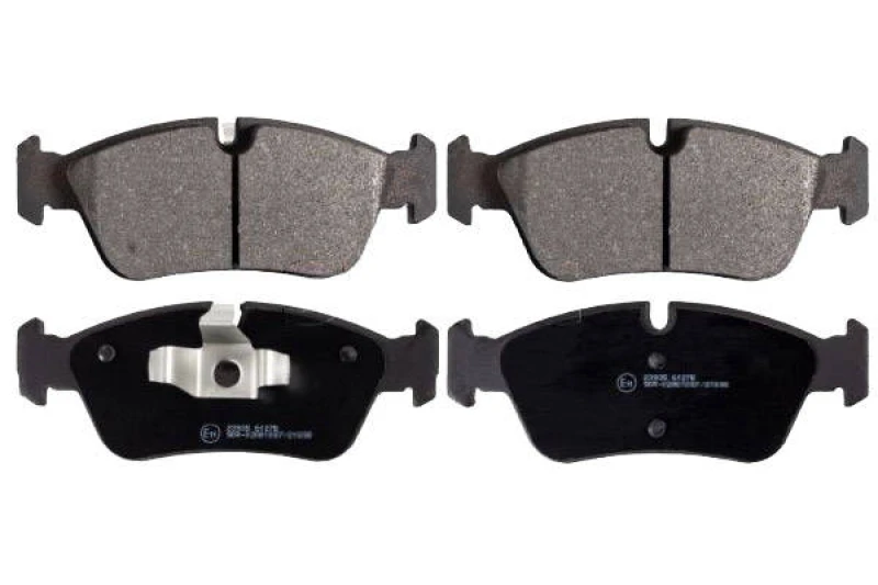 Image of SWAG 20 91 6531 Brake pad set Front Axle, prepared for wear warning indicator, with piston clip Brake Pad Set,disc brake (402)