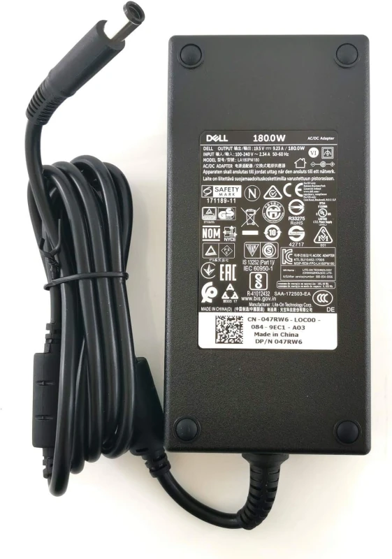 Image of Dell DELL 180W AC power adapter/inverter Indoor Black 450-18644