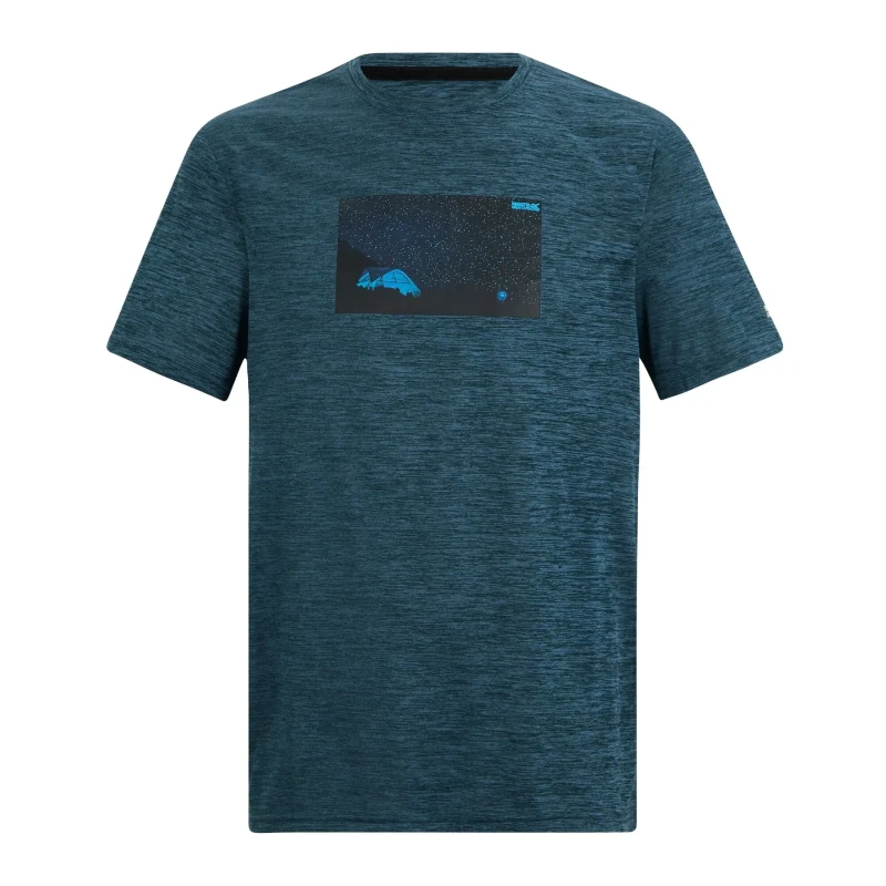 Image of T-Shirt Regatta Fingal Bleu Male 4XL