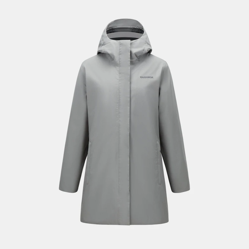 Image of Karrimor Womens Orbit Waterproof Thermolite Insulated Puffer Jacket Charcoal female 8 (36)
