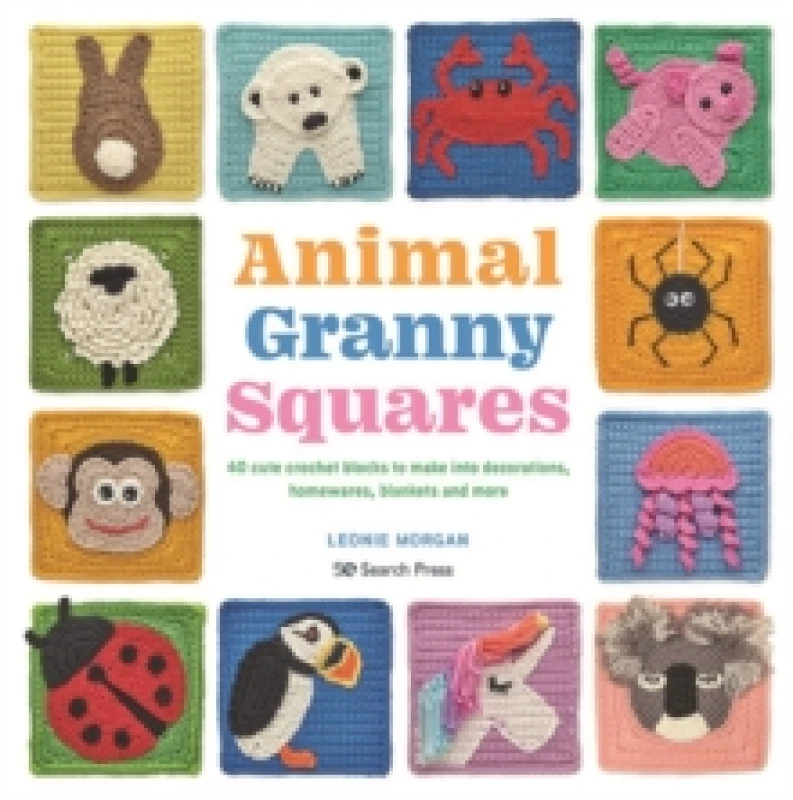 Image of Animal Granny Squares : 40 Cute Crochet Blocks to Make into Decorations, Homewares, Blankets and More Paperback / softback