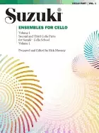 Image of ensembles for cello vol 1 second and third cello parts for suzuki cello sch