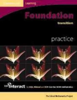 Image of Foundation Transition Practice for Aqa Edexcel and Ocr Two-Tier Gcse Mathematics by School Mathematics Project Book