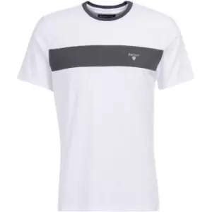 Image of Barbour Sea Panel T-Shirt - White