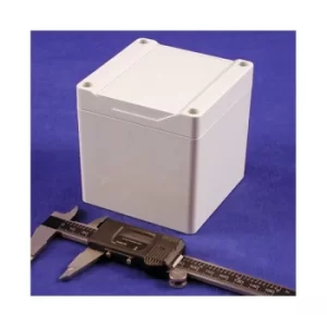 image of Hammond 1555EEGY Watertight ABS Enclosure, Styled Lid 90 x 90 x 90...