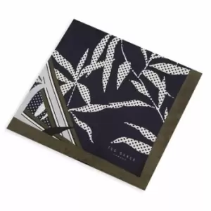 Image of Ted Baker Floral Pocket Square Mens - Blue