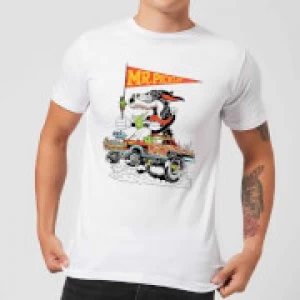 image of Mr Pickles Drag Race Mens T-Shirt - White - 3XL