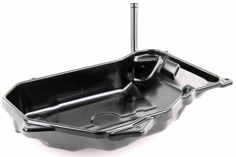 Image of VAICO V10-3494 Oil Pan, automatic transmission on transmission housing, Original VAICO Quality, without seal ring, without gasket/seal Oil Pan,automa