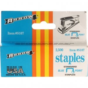 Arrow S107 Staples 12mm Pack of 2500