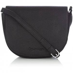 Calvin Klein Race saddle crossbody bag - Black