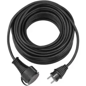 image of Brennenstuhl 1169870 Current Cable extension Black 10.00 m