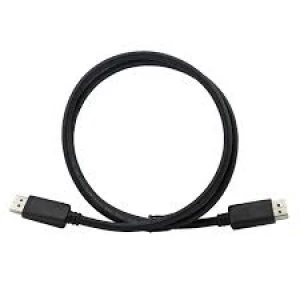 image of VCOM DisplayPort 1.2 (M) to DisplayPort 1.2 (M) 1.8m Black Retail Packaged Display Cable