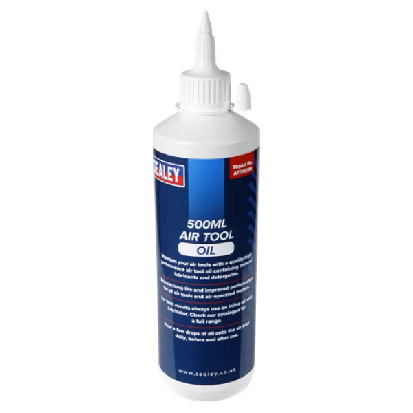 Image of Genuine SEALEY ATO500S Air Tool Oil 500ml
