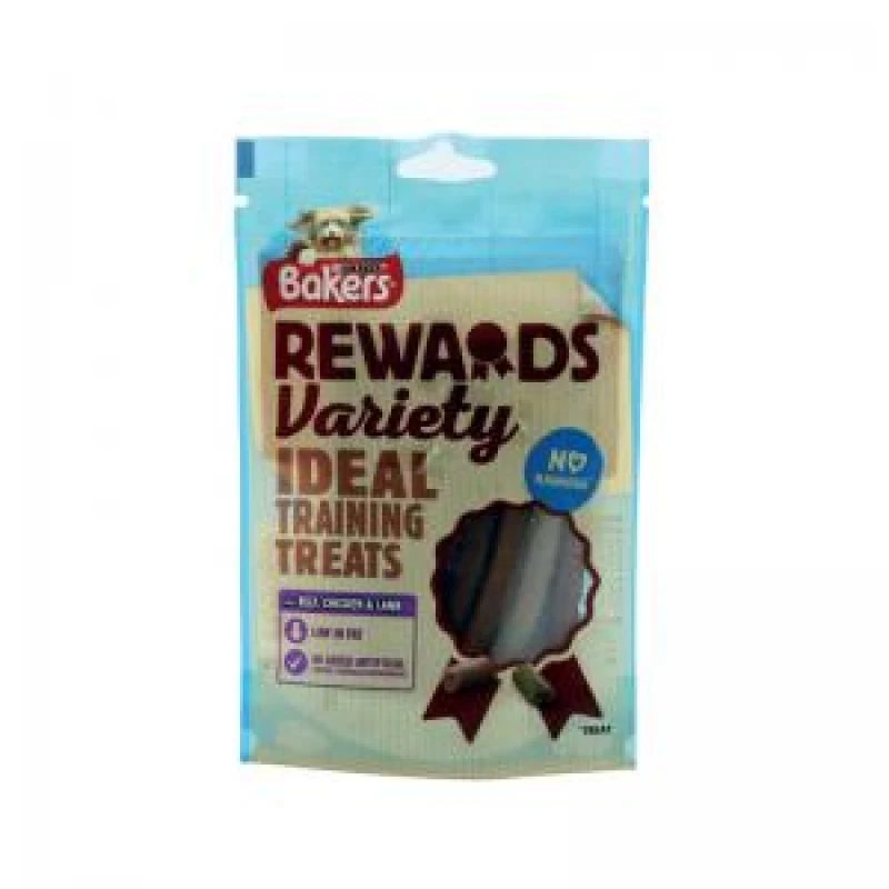 Image of Bakers Bakers Rewards Variety Dog Treats with Beef Chicken and Lamb 100g (Pack of 18) 540551 540551