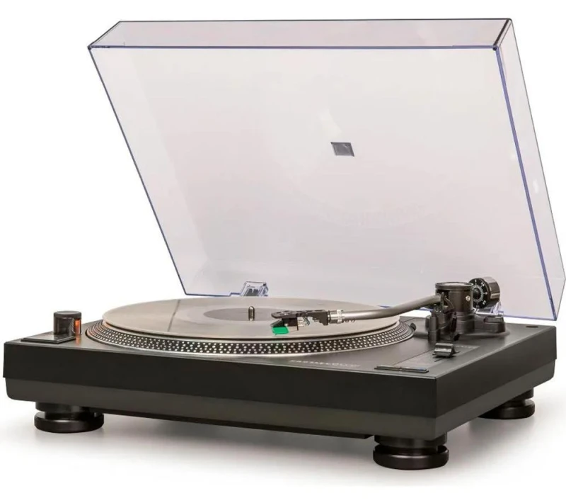 Image of CROSLEY C100BT Belt Drive Bluetooth Turntable - Black 710244255639