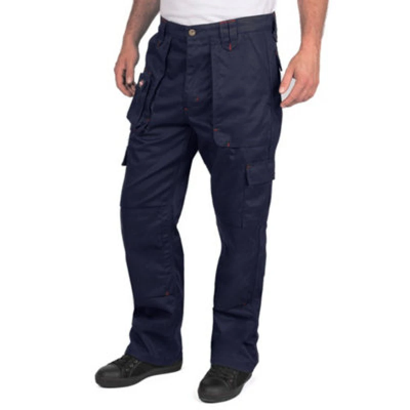 Image of Lee Cooper Workwear Lee Cooper Workwear Men Multi Pocket Trouser in Navy Size: 30R Navy 30R Male 5050217220598