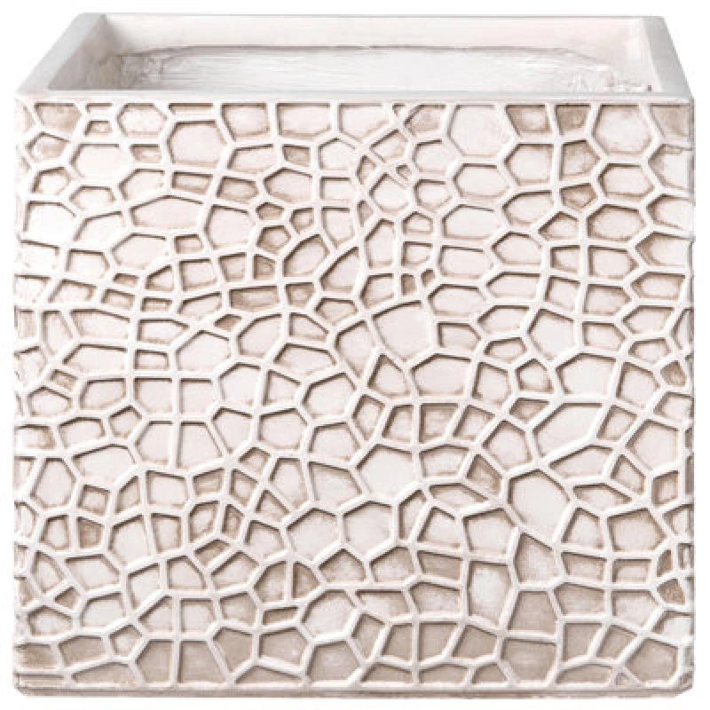 Image of Beliani Plant Pot Feiyan 44cm Light Beige