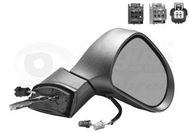 Image of VAN WEZEL Wing mirror VAN WEZEL 4029808