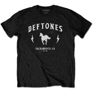 Image of Deftones - Electric Pony Unisex Small T-Shirt - Black