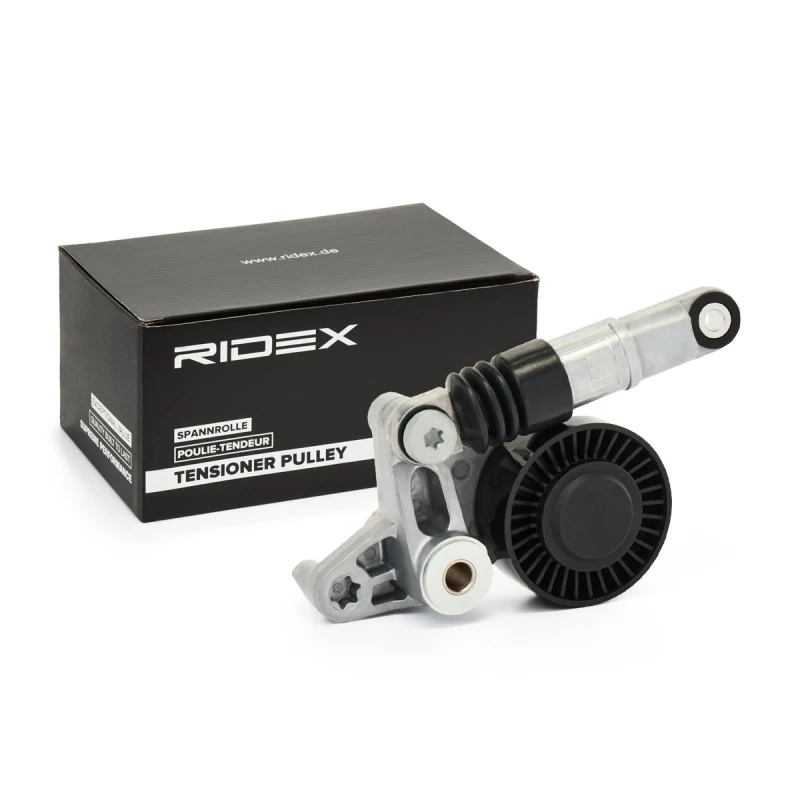 Image of RIDEX 541V0039 Tensioner without grooves Belt Tensioner,v-ribbed belt (541)