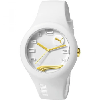 Mens Puma PU10300 FORM - white gold Watch