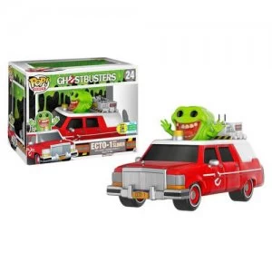 image of Ghostbusters ECTO 1 & Slimer Pop Ride & Vinyl Figure SDCC 2016 EXC