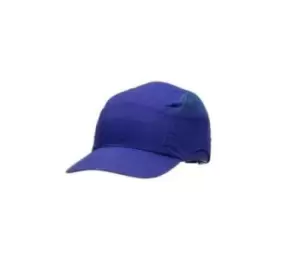 Image of 3M Royal Blue Standard Peak Bump Cap, ABS Protective Material