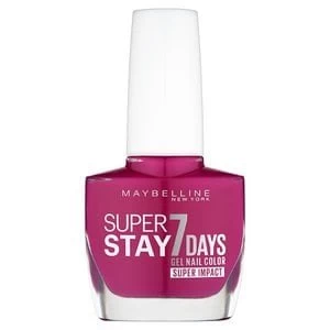 image of Maybelline 7 day SuperStay Nail Polish - 24/7 Fuschia Pink