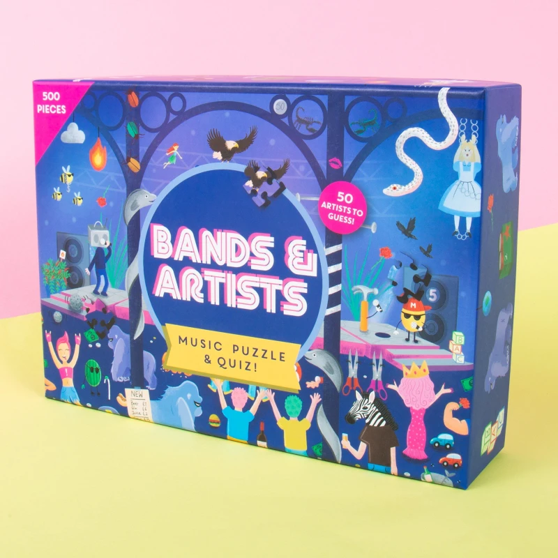 Image of Fizz Creations Bands and Artist Quiz Game Multi unisex One Size