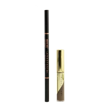 Image of Anastasia Beverly HillsPerfect Your Brows Kit (Brow Wiz + Mini Dipbrow Gel) - # Soft Brown 2pcs
