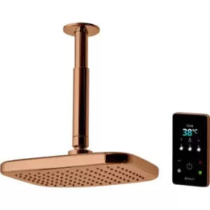 image of Triton Showers Triton ENVi Electric Shower with Ceiling Fed Fixed Head 9.0kW in Copper