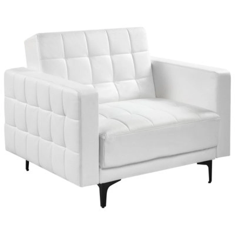 Image of Beliani Armchair Aberdeen Faux Leather White