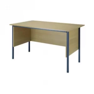 image of Serrion Ferrera Oak 1200mm Four Leg Desk Dimensions W1200 x D750 x