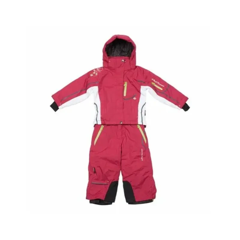 Image of Peak Mountain Girl's ski suit Peak Mountain Gauline Rouge Female 16 ans GAULINE/YA-FRAMBOISE